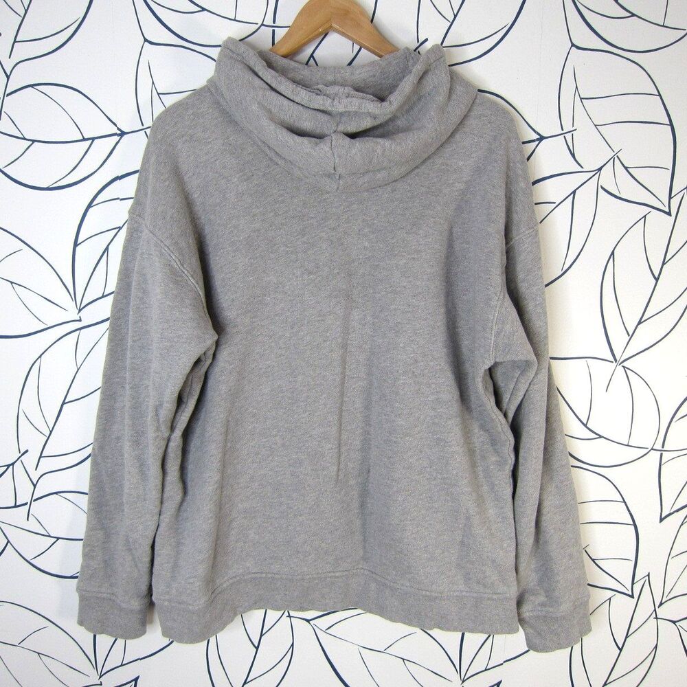 Adidas Originals Trefoil Heather Grey Hoodie FM3304 Women's Size L - Picture 4 of 9